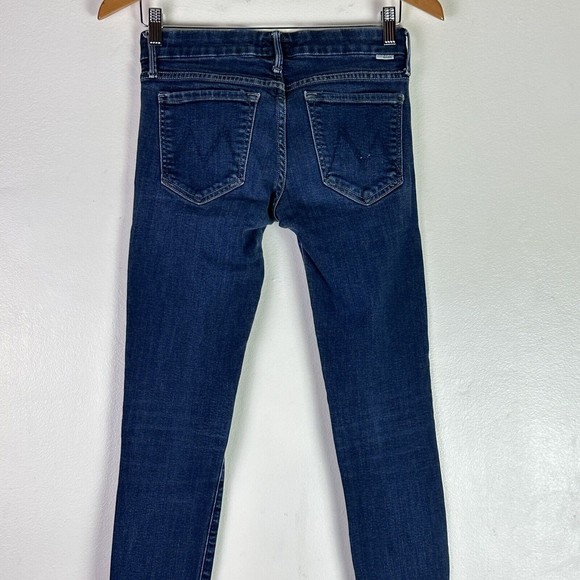 Mother The Looker Skinny Jeans in Forever and a Day Dark Wash Stretch Women's 26 - Picture 8 of 13